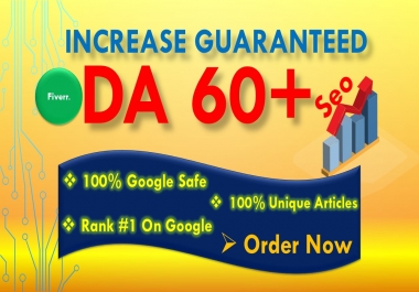 i will increase moz domain authority DA 50 plus guaranteed