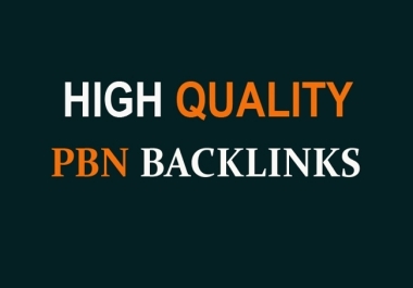 Provide 50 PBN of Highest Quality & Most Effective Links