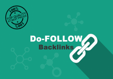 Provide 1000 Do-follow backlinks for your links