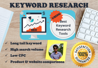 do keyword research and competitors analysis for your business