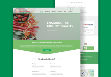I will do professional and modern landing page design