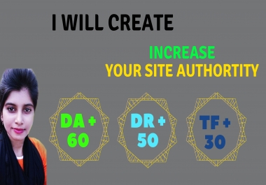 Increase DA60+ DR50 and tf30+ domain site backlink