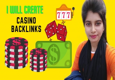 Create Powerful 50 PBN Backlinks for Casino,  Gambling and Poker + Homepage High DA Links