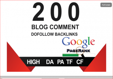 I will do 200 blog comments DA 30+