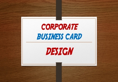Corporate Business Card design