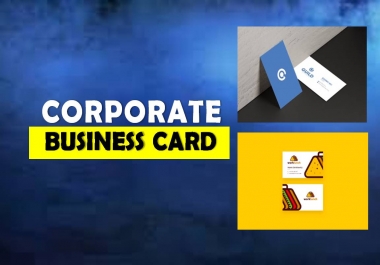 I will create minimal and elegant business cards design
