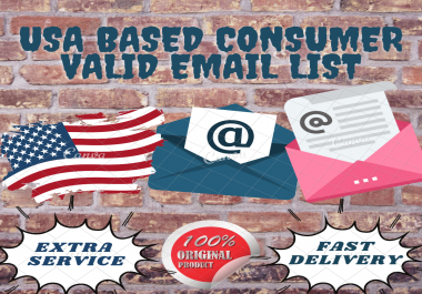 I will provide you 5k valid and active USA Consumer Email Address