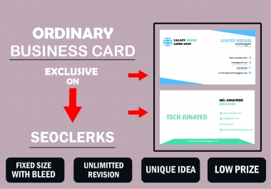 I will make an awesome business card