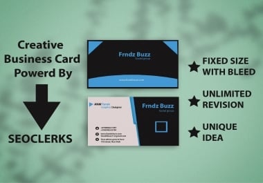 I will create a Exclusive Business Card.