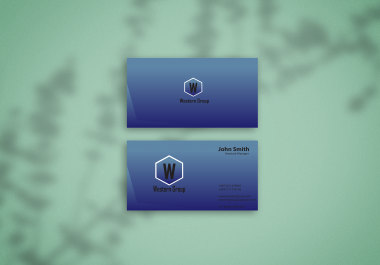 I will create a Exclusive Business Card.