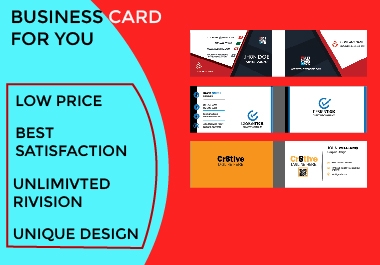 I will design minimalist and luxury Business card for you