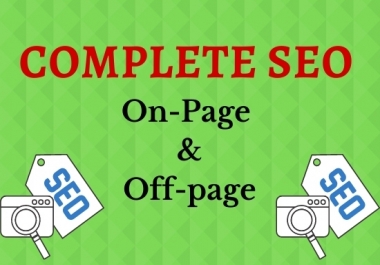 I will do complete SEO of your site to rank 1st page on Google