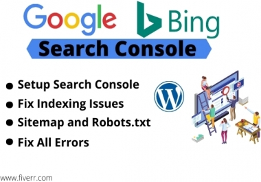 index your Website on Google search console webmaster tools or fix errors