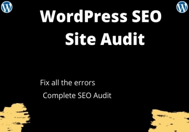 Do SEO Website Audit of your site