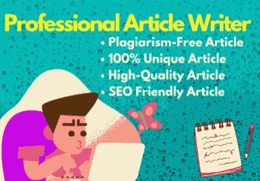 Write 650 Plus Word Superb SEO website content writing,  and blog writing on any topic.