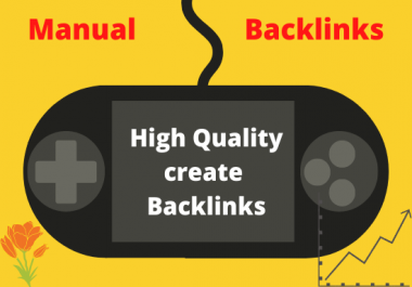 I will provide high quality manual backlinks