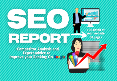 I will write seo analysis report for your website and i will search high search keywords for your w