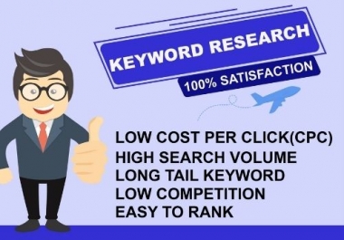 I will do best Keyword Research and Competitor Analysis