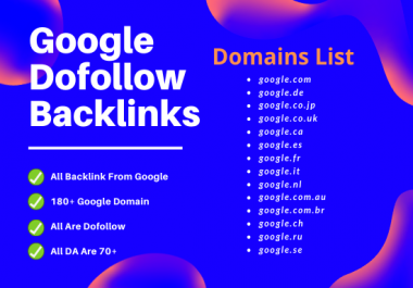 I will provide 150 google do follow backlinks for any niche