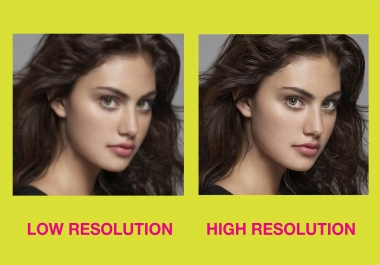 I will convert low resolution image to hd high resolution 300 dpi