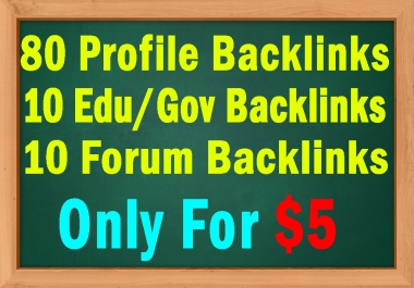 100 High DA 60+ SEO backlinks with Education and Forum Backlinks Bonus Manually