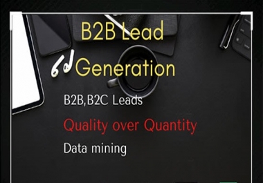 I will collect 50 B2B lead for you