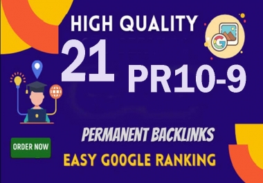 Manully Do 21 PR9 Authority Backlinks Helps To Get Google 1st Page
