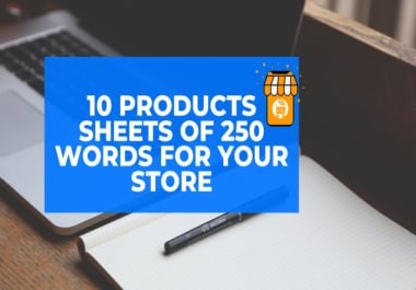 I will boost your sales with 10 expertly crafted product sheets