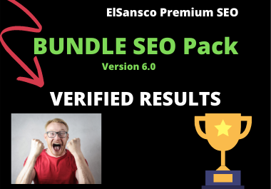 Premium Bundle SEO Package 2020. Ranking Improvements,  Tracking and Verified Results