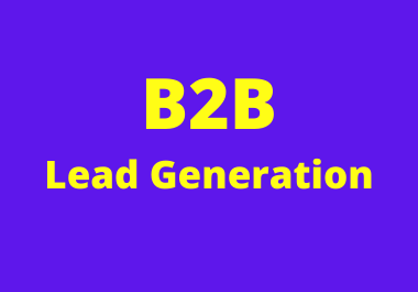 Targeted B2B Lead Generation service
