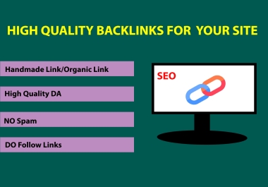 High Quality Backlins For Ranking Your Site