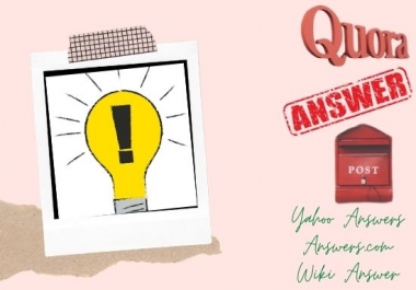 20 Best quality answer posting for your niche