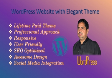 I will do WordPress Website Designing