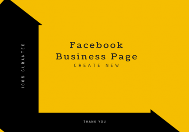 I will create your facebook business page creative design and setup.