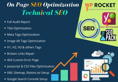 do onpage SEO and fix technical issues of website