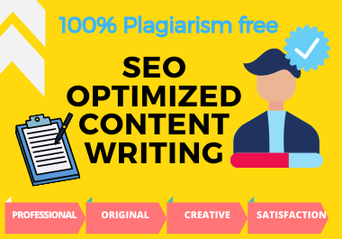 1500 Words Professional SEO Friendly Article Writing or Content Writing or Blog Post
