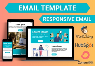 I will design responsive email template or newsletters