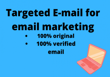 I will provide 1000 targeted verified email