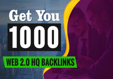 I will build 500 high authority backlinks on DA web 2.0 sites