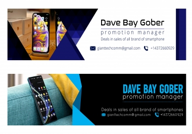 i will design stunning banner and businesscard