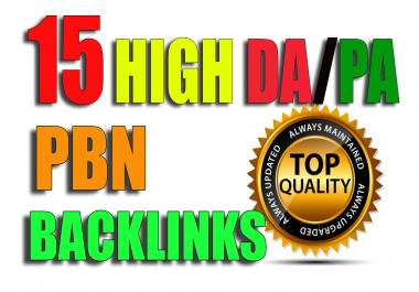 15 PBN Links Service Premium Solution To Boost Your Rankings Fast