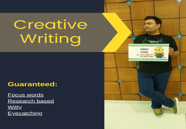 Research based article & creative articles