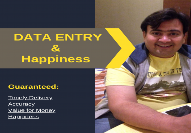 Spreading happiness through Data Entry