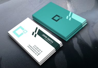 I will design Minimal and Clean Business Card with Professional Type