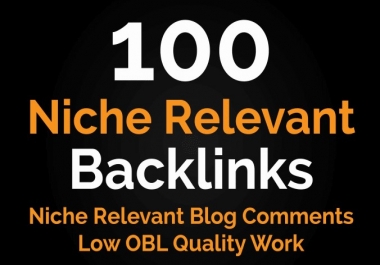 I will do create 100 niche relevant blog comments seo backlinks