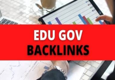 I will do 50 edu 50 gov backlinks white hat SEO