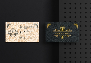 I will Design you unique Luxury Business Card for your business,  company and many more