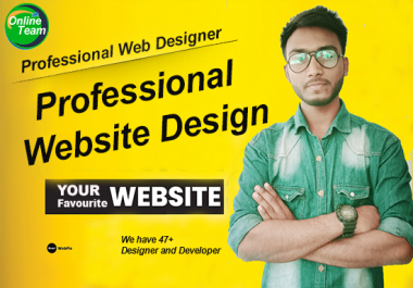 I will do Professional Website Design with High-quality responsive layout