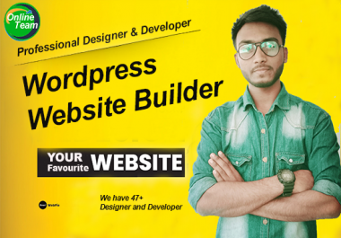 I will create WordPress Website with mobile responsive design