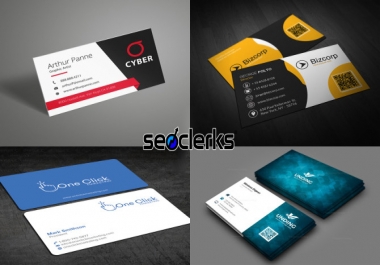 create a professional and attractive business card for you business